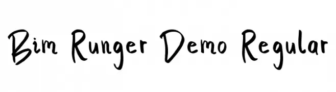 Bim Runger Demo Regular 