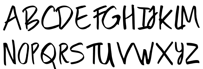 Bim Runger Demo Regular Font UPPERCASE