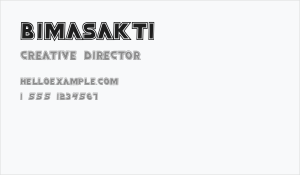 Bimasakti Business Card