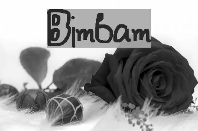 Bimbam Font examples