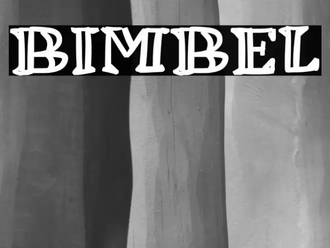 Bimbel Font examples