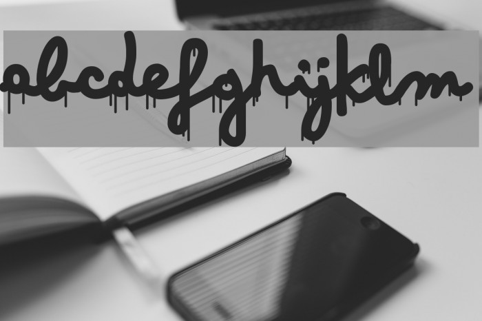 Bimbo Dripping Jumbo Font examples
