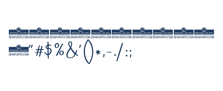 Bimbo Regular Other Characters