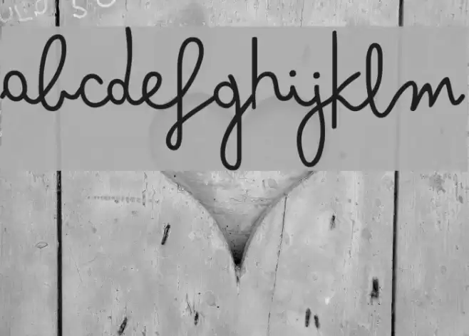 Bimbo Regular Font examples