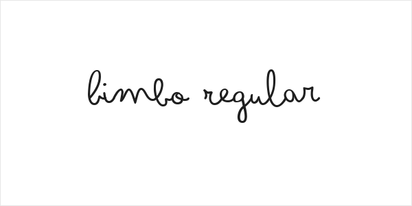 Bimbo Regular Logo