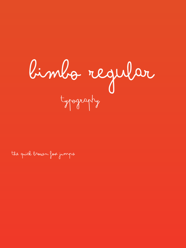 Bimbo Regular Poster