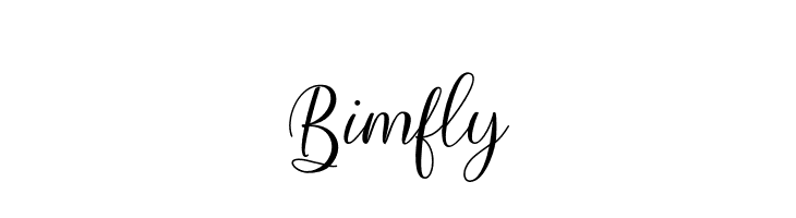 Bimfly  Frei Schriftart Herunterladen