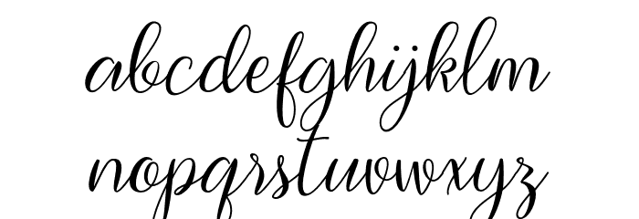 Bimfly Font LOWERCASE