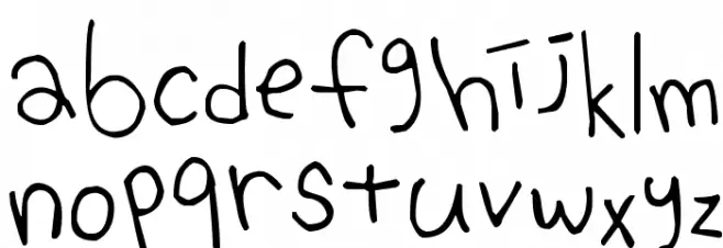 Bina Bina Font LOWERCASE