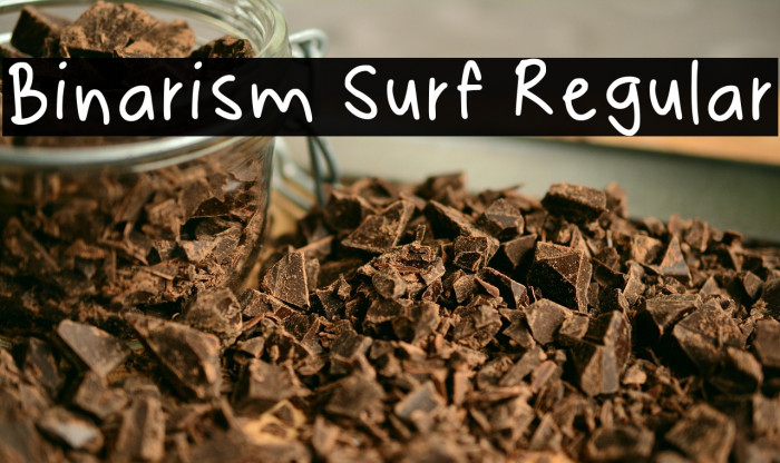 Binarism Surf Regular Example 1