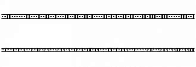 Binary 01s BRK Font OTHER CHARS