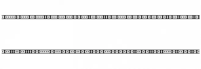 Binary 01s BRK Schriftart Groß