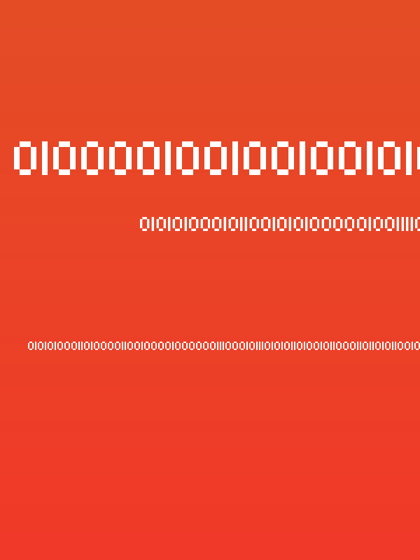 Binary Regular Poster