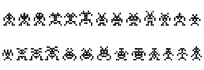 Binary SoldiersIII Font LOWERCASE
