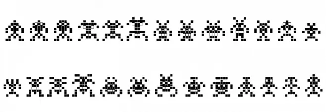 Binary SoldiersIII फ़ॉन्ट लोअरकेस