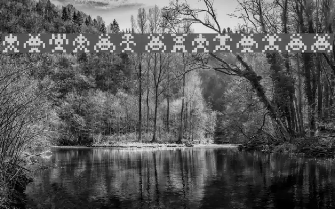 Binary Soldiers Font examples