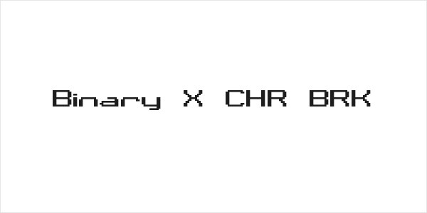 Binary X CHR BRK Logo