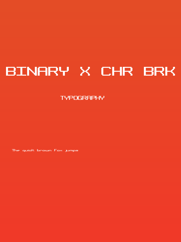 Binary X CHR BRK Poster