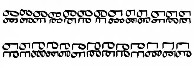 BinaryVerges-Regular Fonte MINÚSCULAS