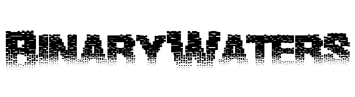 BinaryWaters  Скачать бесплатные шрифты