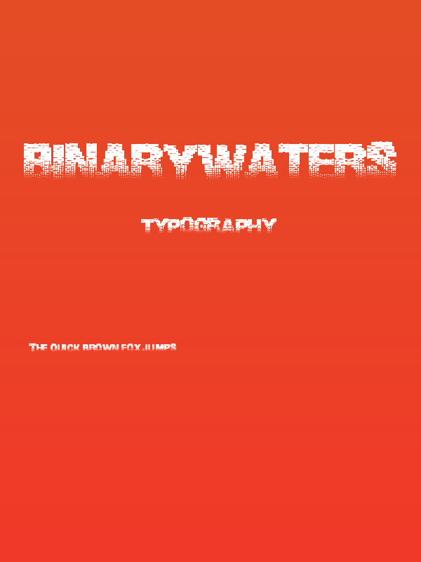 BinaryWaters Poster