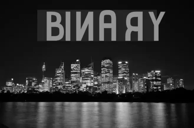 Binary Font examples