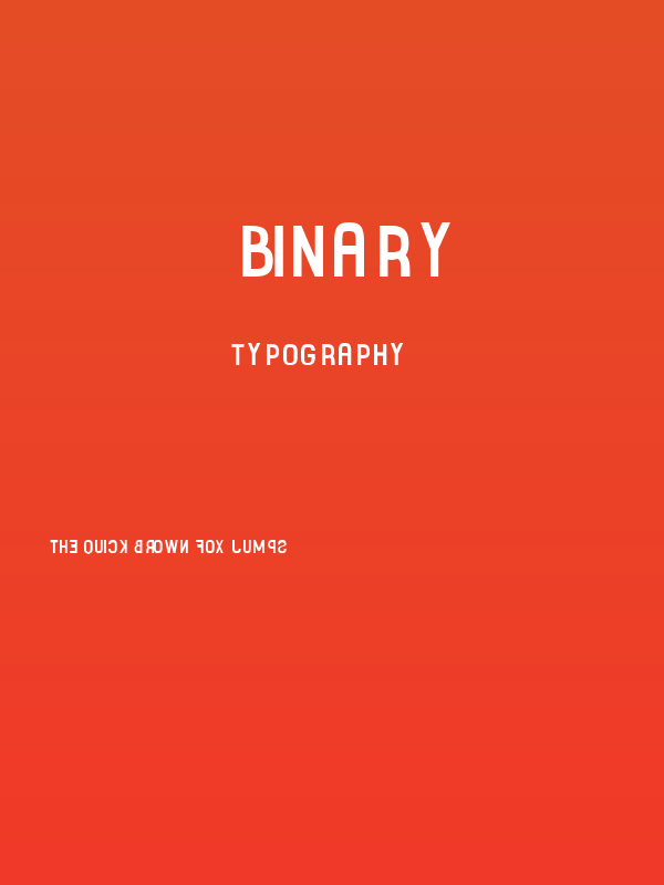 Binary Poster