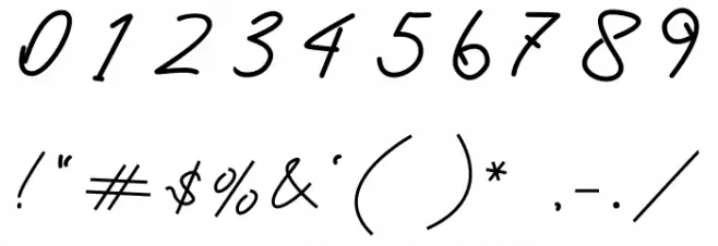 Bindhu Font OTHER CHARS