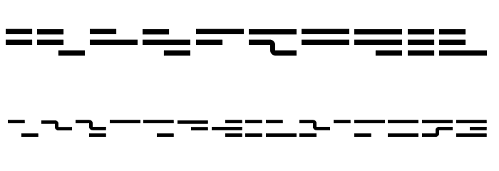 Binero Regular Font OTHER CHARS