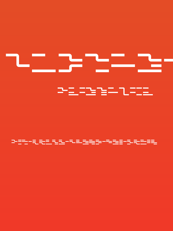 Binero Regular Poster