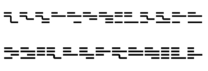 Binero Regular Font LOWERCASE