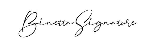 Binetta Signature  フリーフォントのダウンロード