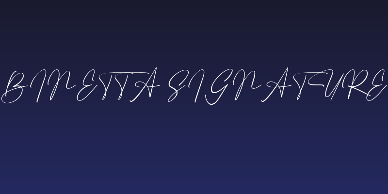 Binetta Signature Social Header