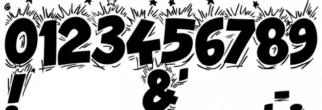 Bing Bam Boum Font OTHER CHARS