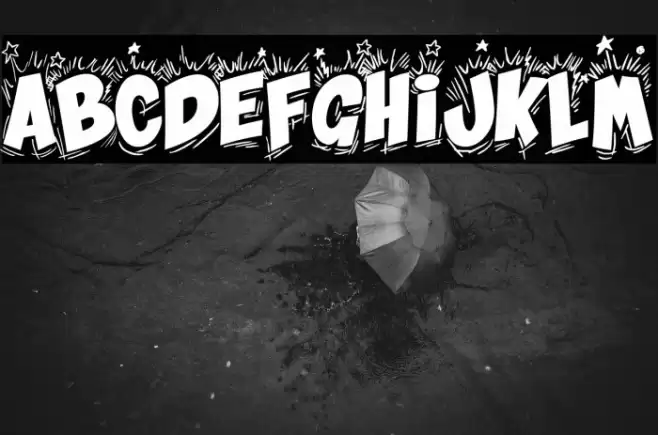 Bing Bam Boum Font examples