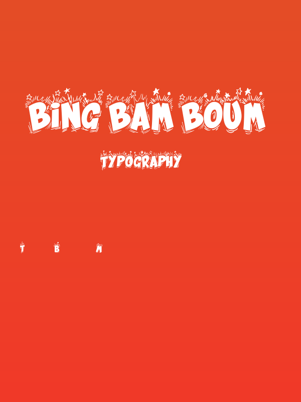 Bing Bam Boum Poster