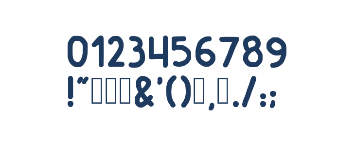 Bingah-Regular Other Characters