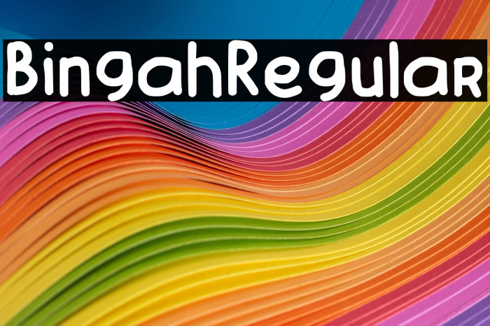 Bingah-Regular Example 1