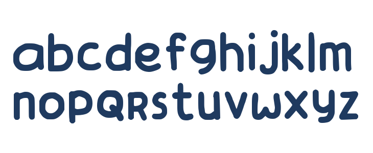 Bingah-Regular Lowercase