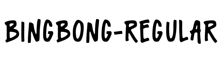 Bingbong-Regular  font caratteri gratis