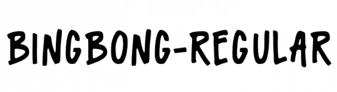 Bingbong-Regular  Fuentes Gratis Descargar