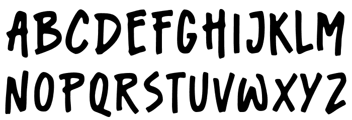 Bingbong-Regular Font LOWERCASE