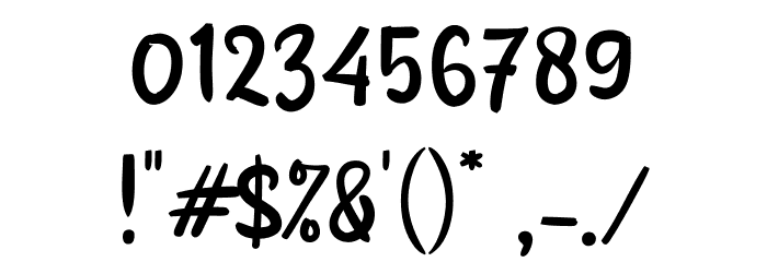 Bingkai Font OTHER CHARS