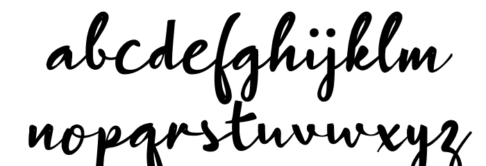 Bingkai Font LOWERCASE