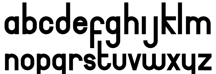 Bingke Berendam DEMO Font LOWERCASE
