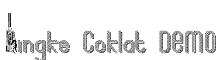 Bingke Coklat DEMO  Frei Schriftart Herunterladen