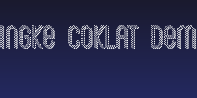 Bingke Coklat DEMO Social Header