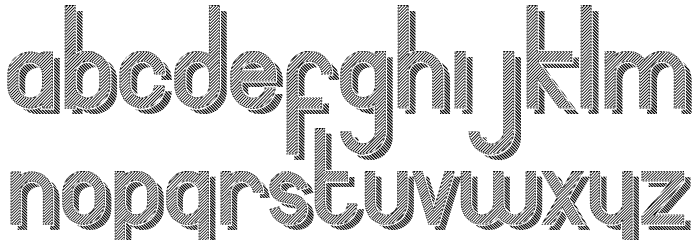 Bingke Coklat DEMO Font LOWERCASE