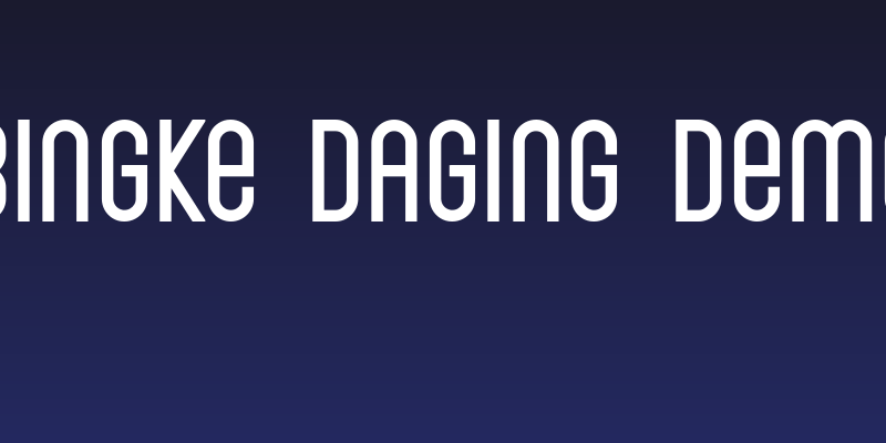 Bingke Daging DEMO Social Header