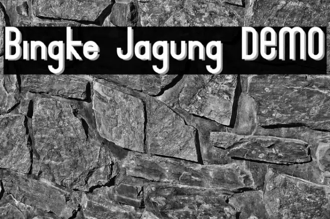 Bingke Jagung DEMO Font examples